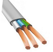 Кабель силовой ШВВП 3x0,75 ГОСТ белый картинка 